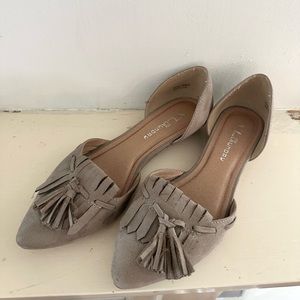 CL Chinese Laundry Seline Suede Point Toe Flats